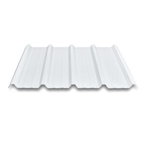 Lámina Blanca UPVC cresta alta de 2MM (1.07X11.80M)