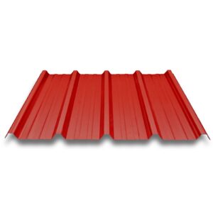 Lámina Roja UPVC cresta alta de 2.5MM (1.07X11.80M) + Obsequio